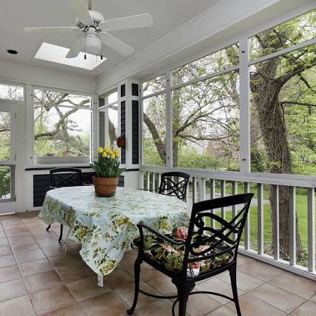 How to frame a screened porch wall and opening layout