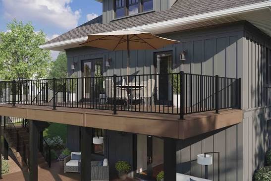 Screened porch building codes for floors, railings, and stairs