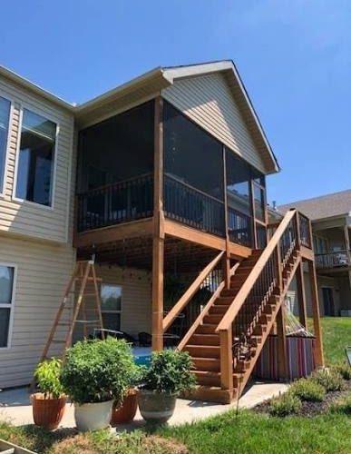 Screened porch framing materials wood vs aluminum vs vinyl