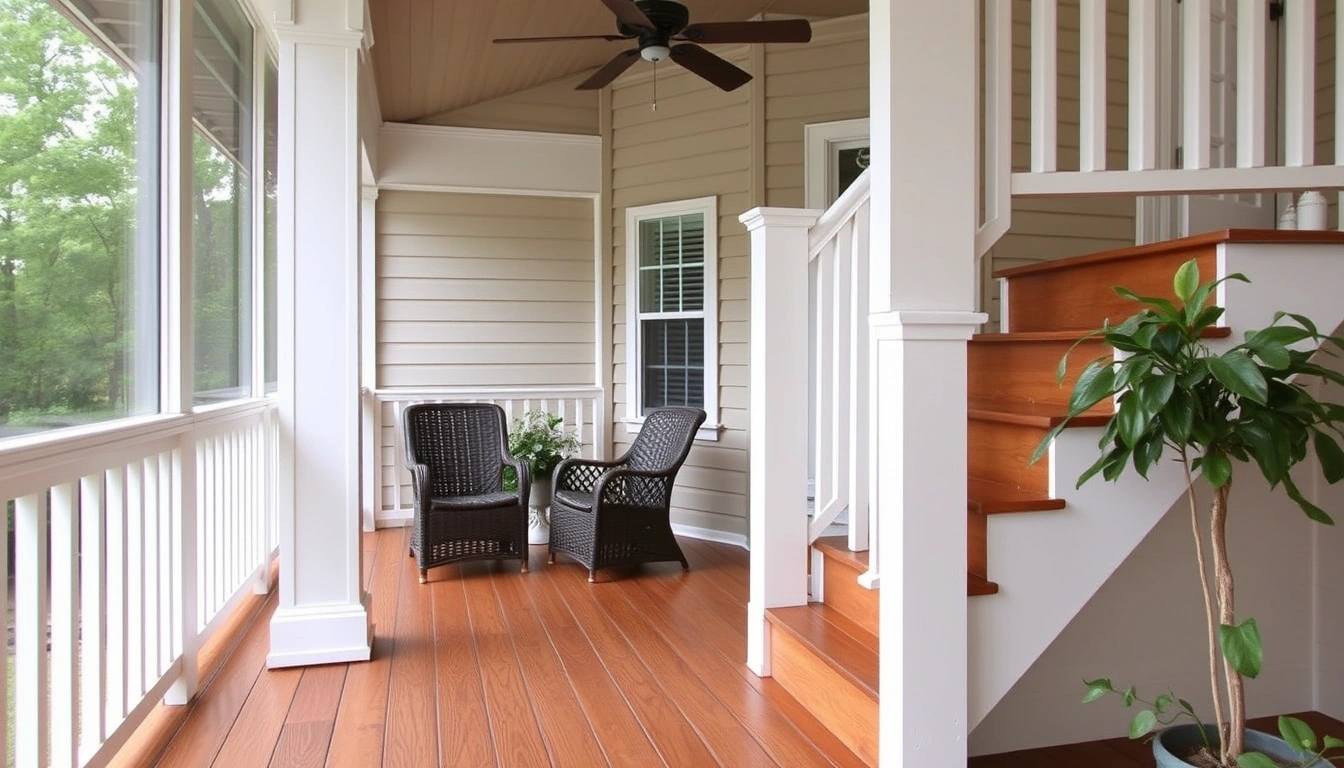 Screened porch building codes for floors, railings, and stairs Screened porch building codes for floors, railings, and stairs