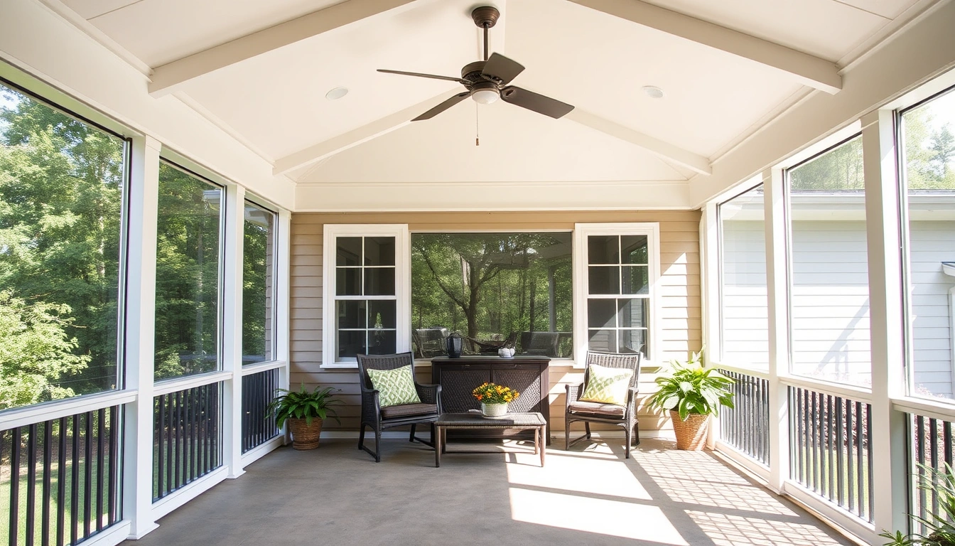 Screened porch cost breakdown by size and build type