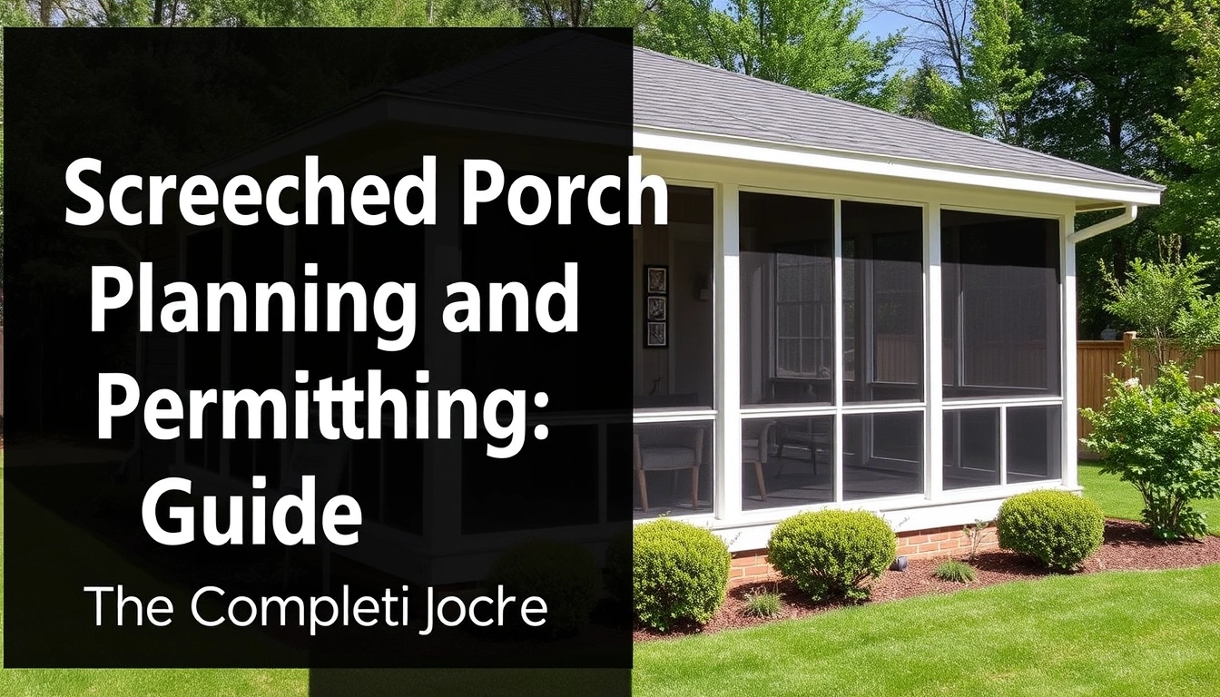 Screened porch planning and permitting — The Complete Guide Screened porch planning and permitting — The Complete Guide