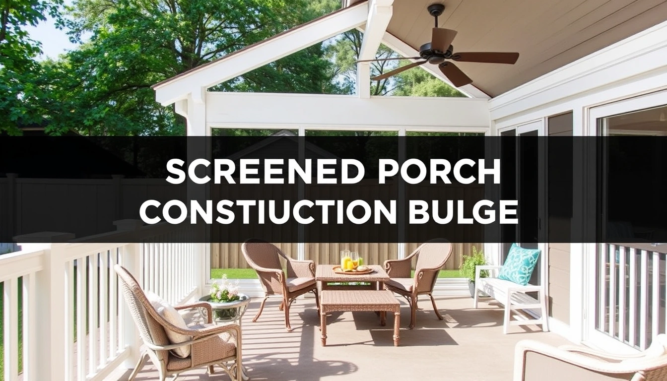 What to include in a screened porch construction budget What to include in a screened porch construction budget